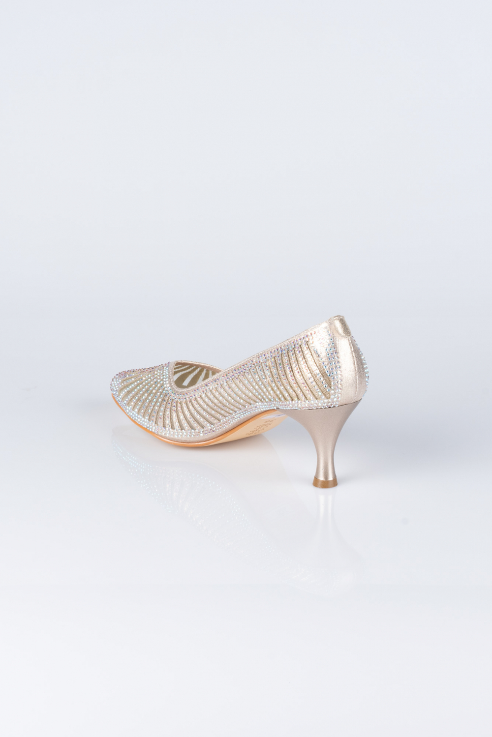 Ten Taşlı Stiletto Abiye Ayakkabı MJ5151