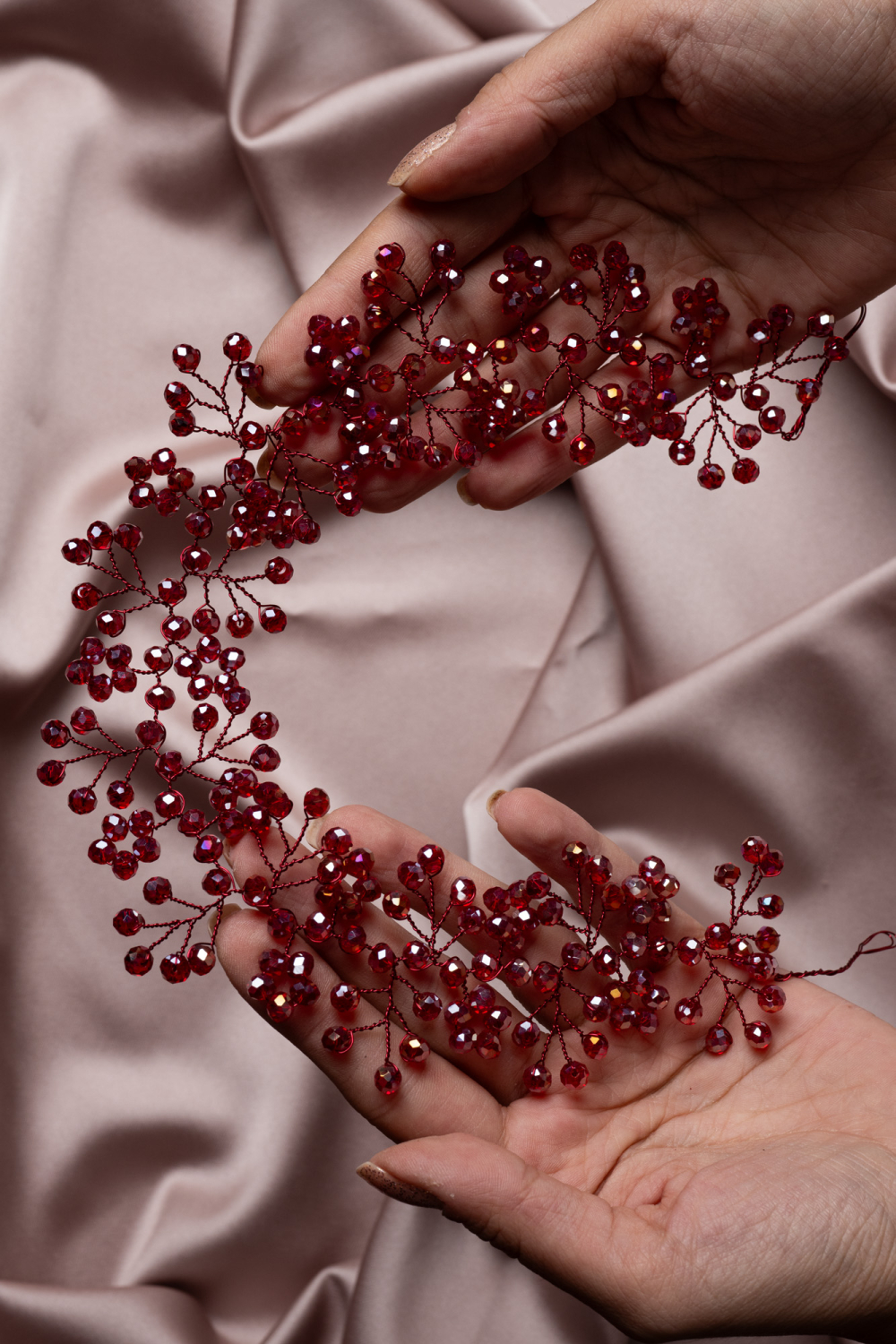 Bordo Saç Aksesuarı TK220